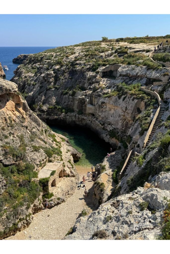 Wied il-Għasri na ostrově Gozo