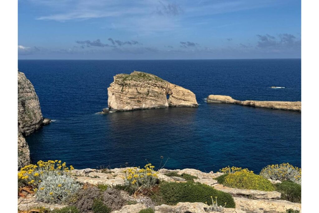 Fungus Rock v oblasti Dwejra