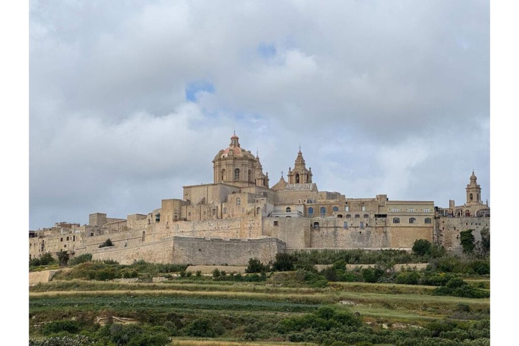 mdina-pohled z dálky